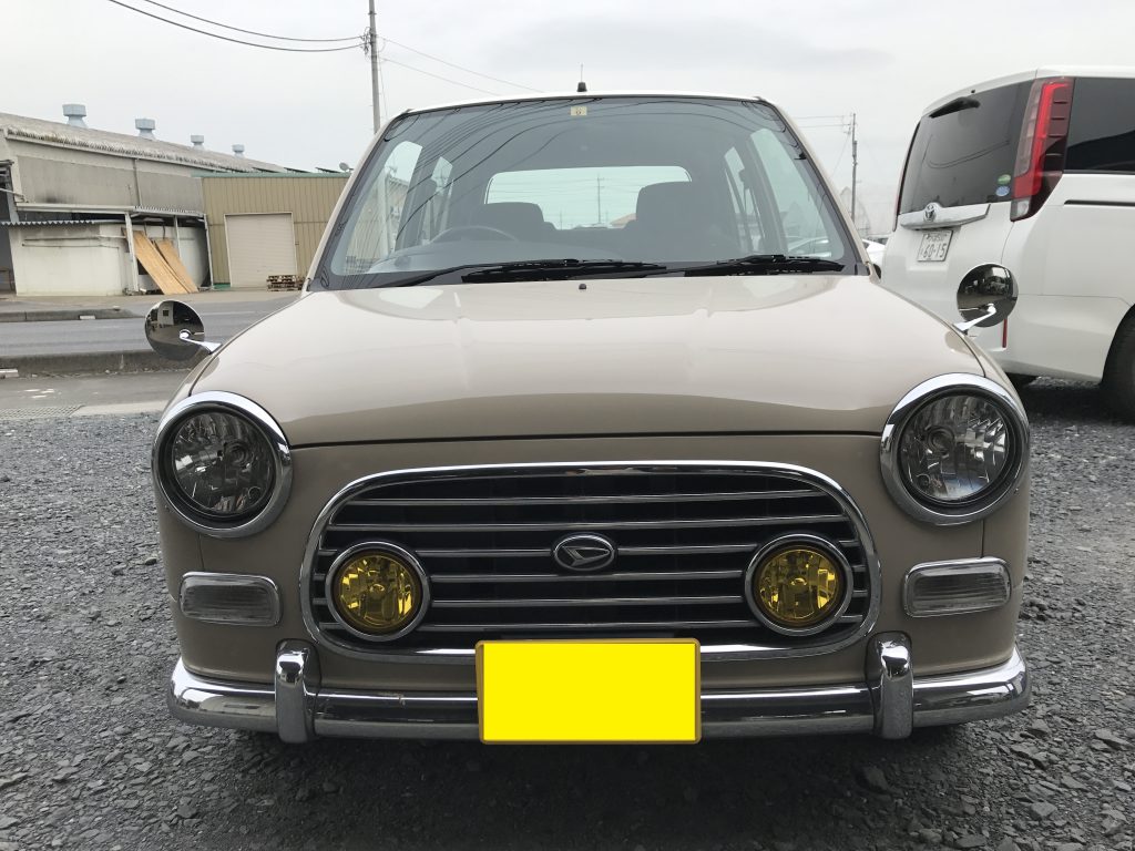 茨城県筑西市からご依頼頂いたミラジーノ（Ｌ７００Ｓ）のフェンダーミラー取付 | 茨城県筑西市のミラジーノの結城自動車